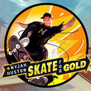 Nyjah Huston Skate For Gold Logo