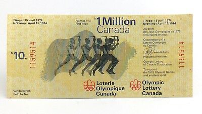 Montreal Olympics Lottery Ticket