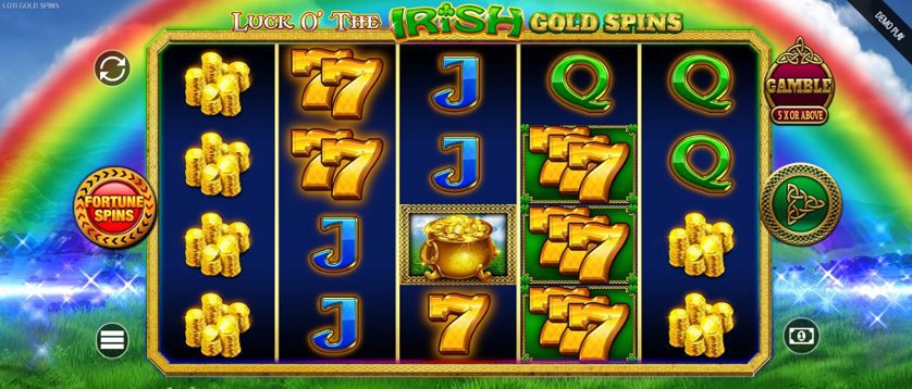 Luck O' The Irish Gold Spins reels