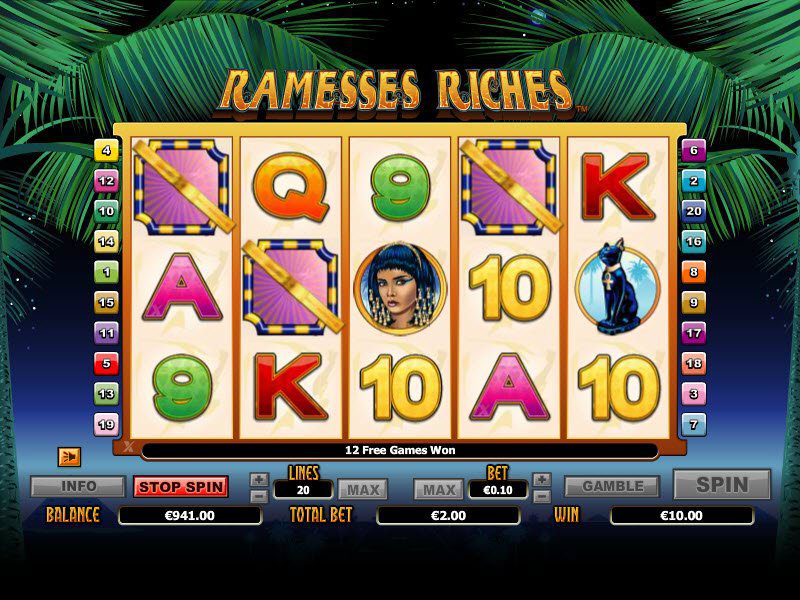 Ramesses Riches reels