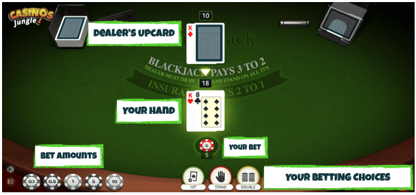 blackjack online table