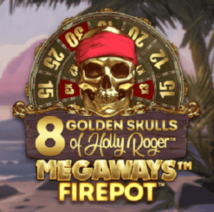 8 Golden Skulls of Holly Roger Megaways