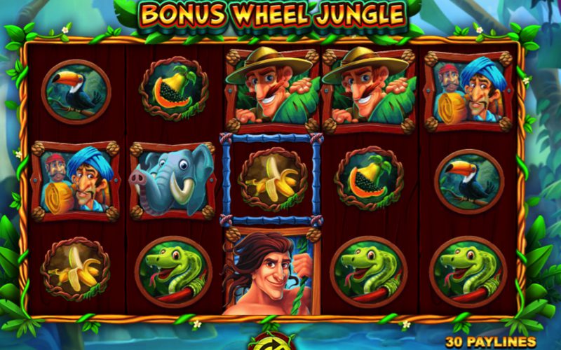Bonus Wheel Jungle reels
