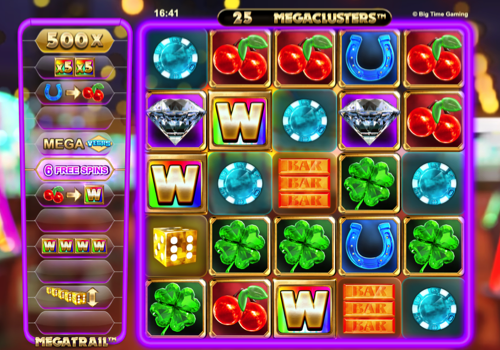 Vegas Rush slot reels BTG