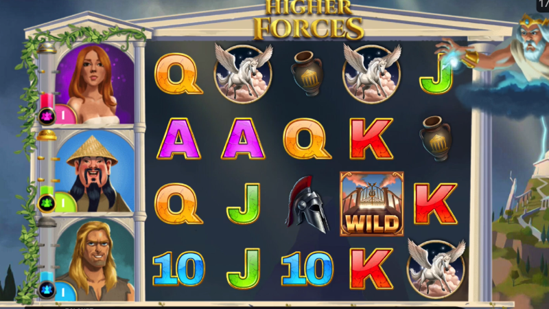 Higher Forces slot reels